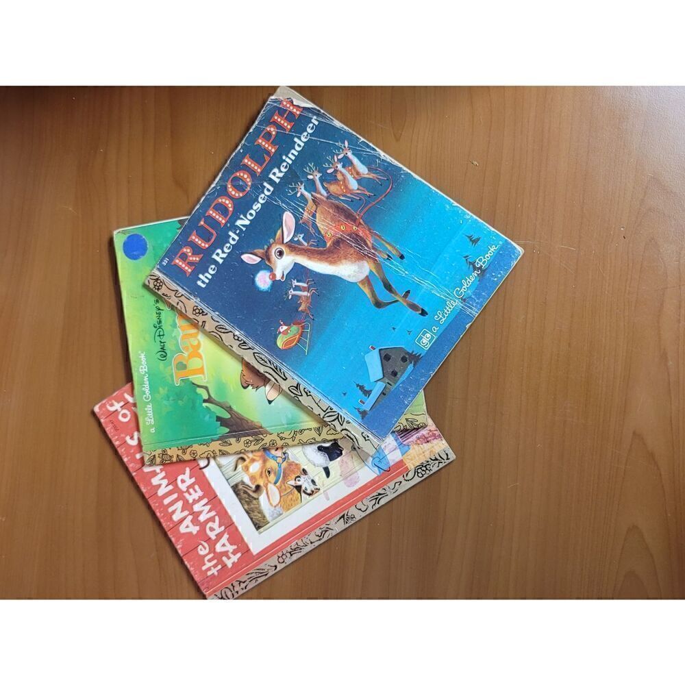Set of 3 Vintage Golden Books